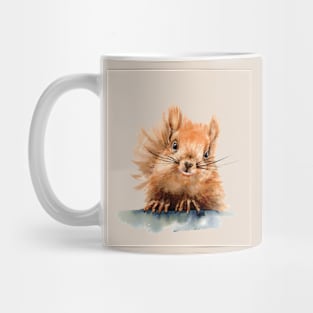 Watercolor squirrel Mug